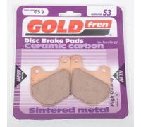 Plaquette De Frein Gold Fren Pour Pour Moto Harley Davidson 1200 Fx 1974 À 1980 Avg Neuf