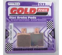Plaquette De Frein Gold Fren Pour Pour Moto Moto Guzzi 350 V35 C Custom 1982 À 1986 Avg/Ard / Jantes À 10 Bâtons / Allumage À Rupteur Neuf