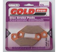 Plaquette De Frein Gold Fren Pour Quad John Deere Gator Hpx 2004-2005 Av / Ar Neuf