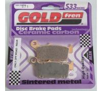 Plaquette De Frein Gold Fren Pour Scooter Kymco 50 Cobra Racer 2000 À 2006 Avg / Sf10ag Neuf