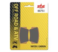 SBS Mobile Plaquettes de frein Offroad 867SI Carbon Sintered Doré