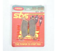 Plaquette De Frein Sbs Pour Moto Ducati 400 Monster 2007 À 2008 M407aa / Av Neuf