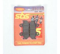 Plaquette De Frein Sbs Pour Moto Honda 400 Cb N 1986 593rq / Rq3 / Av Neuf