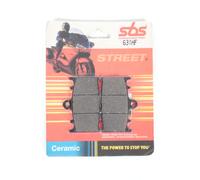 Plaquette De Frein Sbs Pour Moto Kawasaki 1100 Zr Zephyr 1992 À 1995 Avg / Avd Neuf