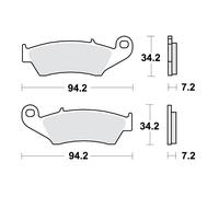 Jeu de plaquettes de frein TRW MCB669