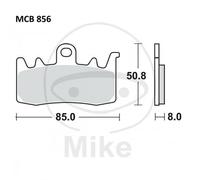 Plaquette de Frein Sinter Sv TRW 787.08.15 For Aprilia Rs 660 2020-2021