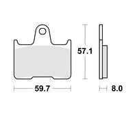Plaquette de Frein Standard TRW Lucas For Honda CBR 1000 Rr-R 2020-2022