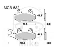 Plaquette de Frein Std TRW Lucas 787.19.24 For Yamaha 700 YFM R Raptor 2006-2015