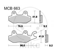 Plaquette de Frein Std TRW Lucas 787.27.99 Mz - Muz 125 Rt 2000-2008