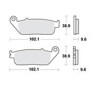 TRW plaquettes de frein organiques