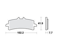 TRW MCB792SCR Plaquettes de freins