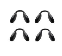 Plaquette de nez de rechange compatible avec Oakley Split Shot/Split Time/Targetline/Crossrange/Corridor/Actionneur/Outpace, 4 ensembles noirs