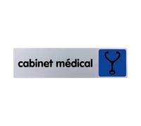 Plaquette de porte Cabinet medical - couleur 170x45mm - 4032665