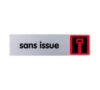 Plaquette de porte Sans issue - couleur 170x45mm - 4033471