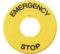 Plaquette de repérage Idec HAAV-27 EMERGENCY STOP