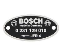 Plaquette d'identification pour allumeur Bosch "010"