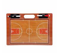 Plaquette Entraineur Basket pour Entraîneurs, Tableau Tactique Maniable Double Face, Fourni avec 2 Marqueurs, Facile à Écrire et à Effacer