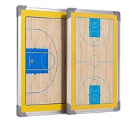 Plaquette Entraineur Basket, Tableau Tactique Basketball, Tableau Blanc Effaçable à Sec, Double Face, Accessoires Inclus, à Suspendre, pour l'entraînement