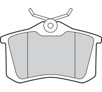 VALEO Plaquettes de frein Essential 301463, Jeu de 4 plaquettes Essieu arrière - Certifiées ECE-R90