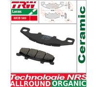 Plaquette frein Avant TRW MCB569 Organic Suzuki DR 800 S, SU 91-96