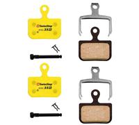 Deux paires de plaquettes organiques swissstop disc 35 rs pour freins sram avid