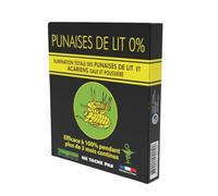 Plaquette Insecticide pour Literie - Élimination efficace des punaises de lit et acariens - Action immédiate, protection 3 mois - Fabriqué en France