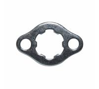 plaquette maintien de pignon 50 a boite compatible avec derbi 50 senda 1999+2005 (derbi senda euro 2) (entraxe 28mm, trou 6,3mm)