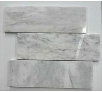 Plaquette Mosaïque - ALBEDO PIERRE - AL-1130P - Marbre Blanc Poli - 30,5x36 cm - Intérieur