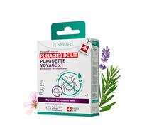 PLAQUETTE VOYAGE Répulsive Punaise de Lit - Protège vos bagages des punaises de lit - Haute efficacité préventive