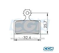 Plaquette Vtt Sintered Shimano Xtr/ Xt