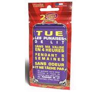 Plaquettes Anti-Punaises de Lit pour Valise, Pack de 2 | Protection 5 Semaines, Sans Odeur, Ne tache pas, Idéal pour les voyages
