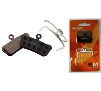Ashima paire de plaquettes avid trail 4 pistons sram guide semi metallique acier