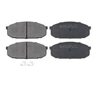 Plaquettes Avec Acoustique Verschleißwarnung 15,4 MM A. B. S. pour Mazda 323