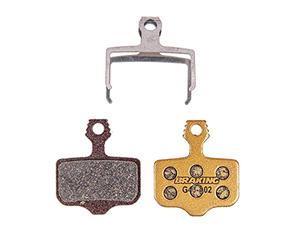 Plaquettes Braking Carbo-Métallique pour BRAKING INCAS/AVID Elixir/SRAM Level T/TL