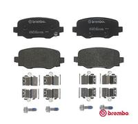 Plaquettes Brembo P23177 Jeep Renegade Closed Off-Road 2.0 CRD 4X4 88 2014