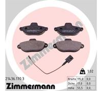 Plaquettes Bremsbelegsatz Avant Système Bendix - Bosch pour Fiat 500 C 312_1.2