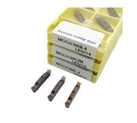 Plaquettes carbure CNC Plaquettes de rainurage MGGN150 MGGN200 MGGN250 MGGN300 MGGN400 MGGN500 R8 R15 L8 LF6018 Outil de tournage Fraise à plaquettes en carbure(R-8,MGGN150_10PCS)