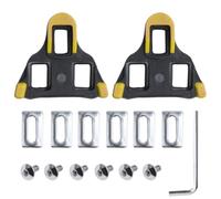 Plaquettes de chaussures de vélo, clips pour chaussures de vélo | 2 x crampons de pédales de vélo verrouillables Cleat - Chaussures de vélo de rechange, clips de vélo de route pour hommes et femmes
