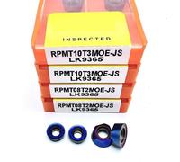 Plaquettes de fraisage et de tournage en carbure avec revêtement nano bleu RPMT08T2, RPMT1003, RPMT10T3 et RPMT1204 for tours CNC(RPMT1003MO LK9365)
