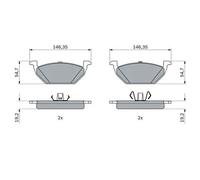 Plaquettes de frein 0 986 424 933 BOSCH