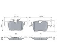 Plaquettes de frein 0 986 460 217 BOSCH
