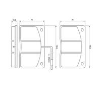 Plaquettes de frein 0 986 460 932 BOSCH pour JAGUAR RENAULT