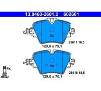 1x Kit de plaquettes de frein, frein à disque ATE 13.0460-2601.2
