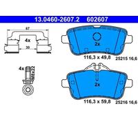 Plaquettes de frein 13.0460-2607.2 ATE pour MERCEDES-BENZ GLS GLE GLE Coupe