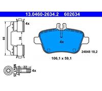 Plaquettes de frein 13.0460-2634.2 ATE pour MERCEDES-BENZ CLA Coupé CLASSE GLA