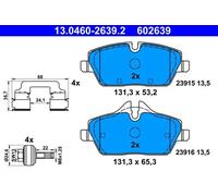 ATE 13.0460-2639.2 Plaquettes de frein