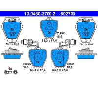 Plaquettes de frein 13.0460-2700.2 ATE pour AUDI A8 D2