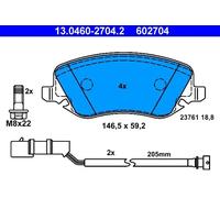 Plaquettes de frein 13.0460-2704.2 ATE pour LANCIA THESIS