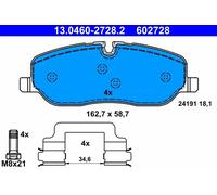 ATE Plaquettes de frein 13.0460-2728.2 pour LAND ROVER DISCOVERY IV