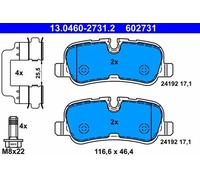 ATE Plaquettes de frein 13.0460-2731.2 pour Land Rover Discovery IV – Arrière